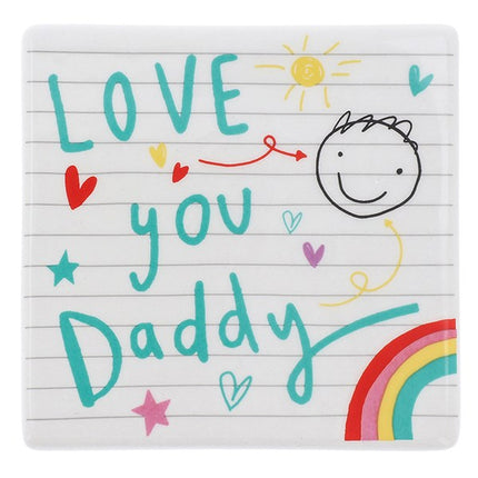 School Book Coaster Daddy